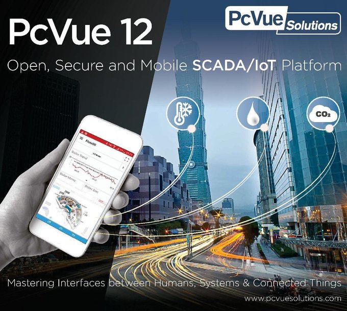 ARC Informatique推出PcVue 12新版移动端开放式安全平台！
